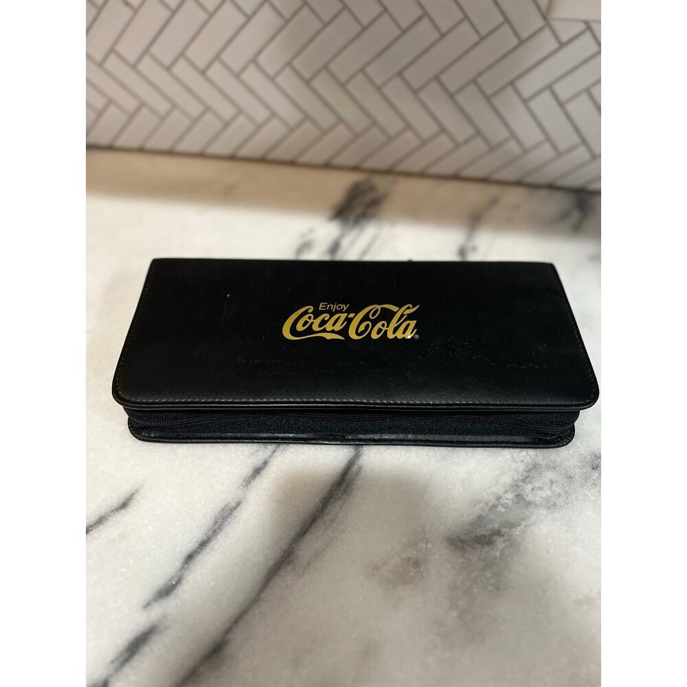 Vintage Coca Cola Portable Golf Putting Set Travel Putter Game Kit